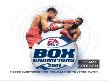 Box Champions 2001 (GE) screen shot title